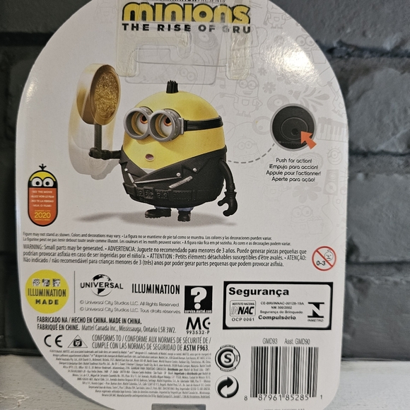Illumination Presents Minions the Rise of Gru - Stone Tossing Otto Figure - NEW - Picture 4 of 8